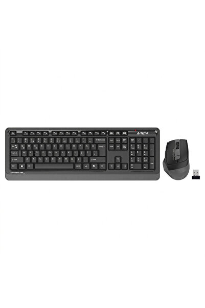 A4 Tech FG1035 Q Türkçe Kablosuz Gri 2000dpi Klavye+ Mouse