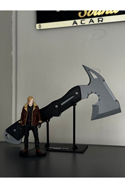 Atılgan 3D Resident Evil Leon S. Kennedy Survivor Axe - RE4 / RE9 Taktiksel B...