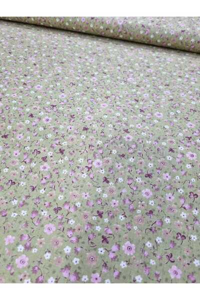 daisy star Poplin Kumaş ( çiçek desen 50 x 170 )