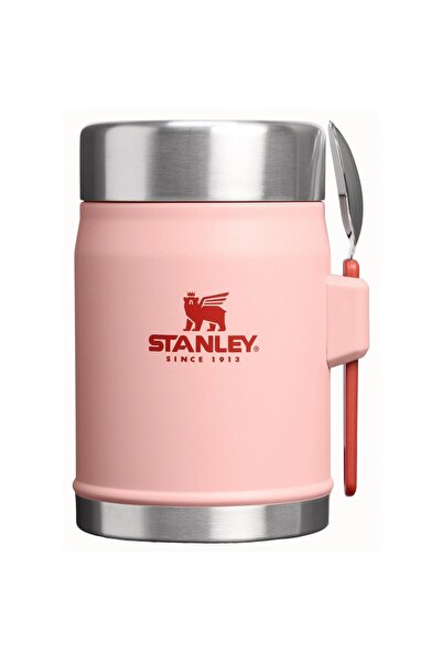 Stanley ترمس طعام كلاسيكي من الفولاذ المقاوم للصدأ مع ملعقة 0.40 لتر - بلون ا...