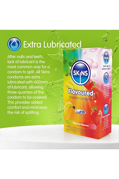 Skins مُنكّه - عبوة تحتوي على 12 قطعة