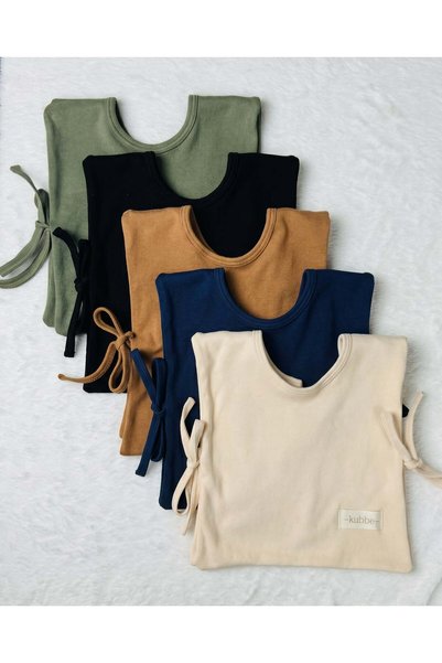 kubbe Black Cotton Food and Drool Bib |   Modern Design, High Absorbency, and Easy Wear System