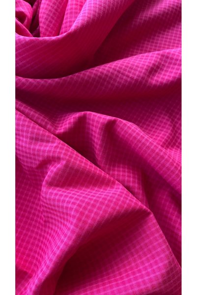 Mona Goods Cotton Viscose Gingham Voile Fabric