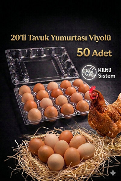 sude hayvancılık 20'li Plastik Yumurta VİYOLÜ 50adet Boş viyol