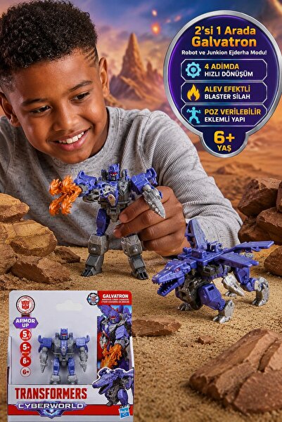 TOYFEST Transformers Galvatron Cyberworld Armored Cyber-Transformers Robot Fi...