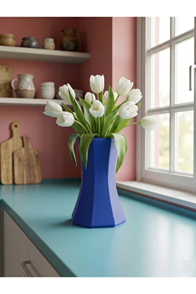 Ta-Fu Global Blue Vase Height 21 cm Width 13 cm