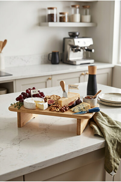 Homerest Bamboo Wooden Leg Presentation Board Cheese Plate Deli Presentation ...