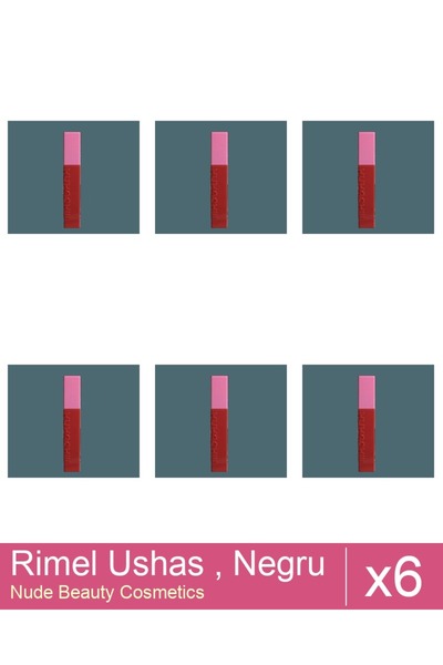 Makeup Set 6x Rimel Ushas , Negru