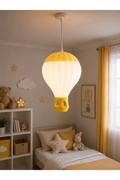 Luma Cozy Büyük Boy-Kapadokya Sıcak Hava Balonu Avize - Uçan Balon Avize - Mo...
