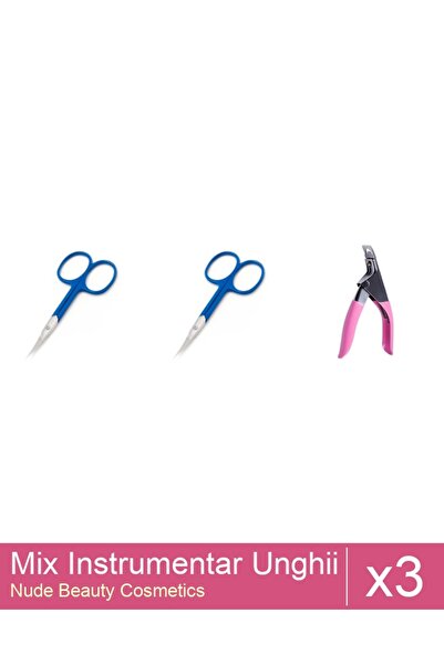 Makeup Set Mix 3 produse Forfecute: Forfecuta profesionala pentru cuticule, O...