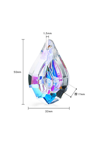 choice2 PP Polish AB Color Crystal Glass Prism Pendants Hanging Suncatcher Ac...
