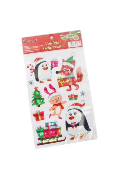 Goliat Set de 10 autocolante decorative pentru ferestre, Goliat, pinguini și ...