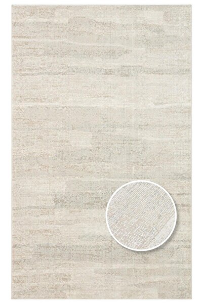 halinet Halı.Net Beige Modern Washable Non-Slip Living Room Carpet Eco-Kalaha...