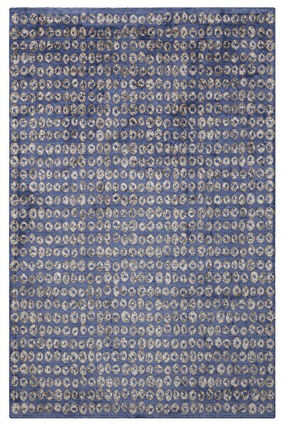 halinet Halı.Net Blue Modern Washable Non-Slip Living Room Carpet 3S-Sr305