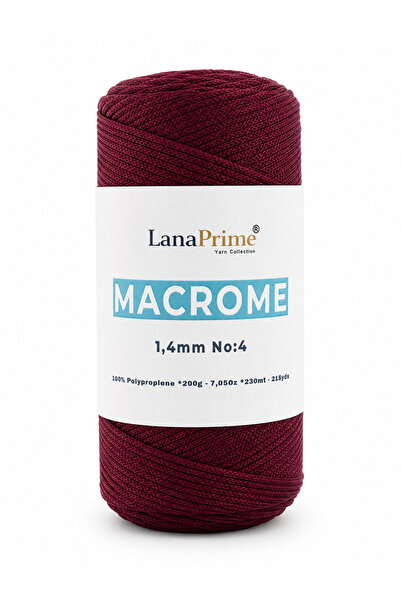 Lanaprime Macrame Knitting Cord (1.4mm) 230m. Bag Ipi 200 Gr Polypropylene Co...