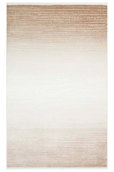 halinet Halı.Net White Modern Washable Non-Slip Living Room Carpet Eko-Lagos-...
