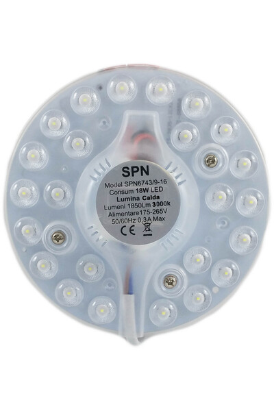 DELIGHT Led Module for Wall Lamp Fi128, 18W=160W, 3000K, warm light