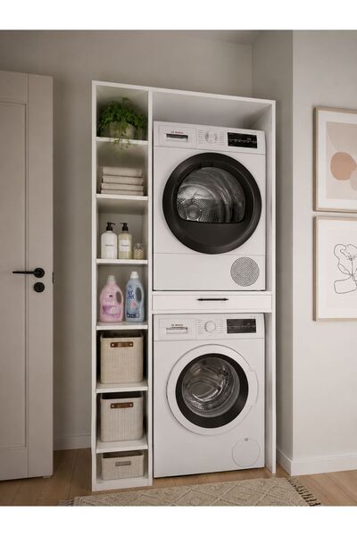 Home Center Mobilya PİA ÇAMAŞIR - KURUTMA MAKİNASI DOLABI
