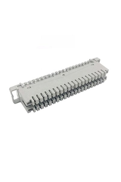 LanKATT telephony terminal block for 10 LSA pairs with disconnection, white
