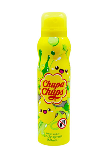 Chupa Chups Lemon Sorbet Body Spray, Perfuming Body Spray with Lemon Scent, 1...