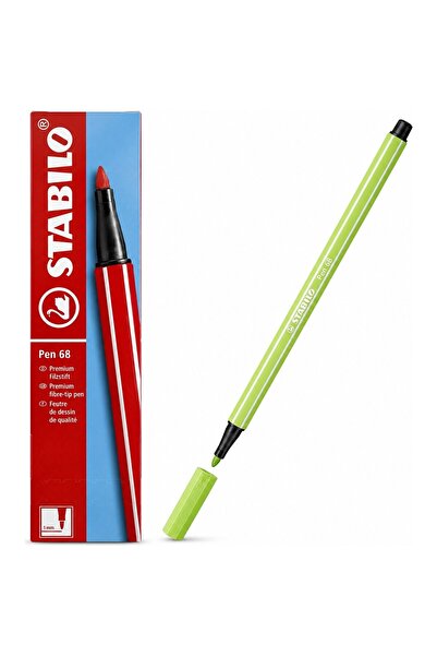 Stabilo Felt Tip Paint Marker 1 mm Pistachio Green 68/34 Pack of 10