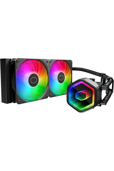 Cooler Master مبرد سائل للمعالج ماستر ليدسكريبي 240 كور II بحجم 240 مم مع إضا...