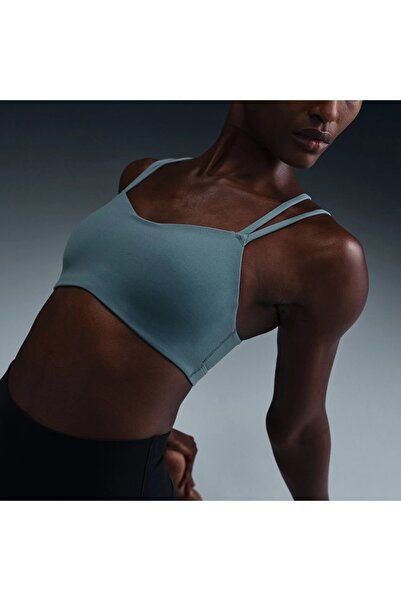 Nike Women's Blue Zenvy Alate Trace Light Support Padded Sports Bra |   Do660...