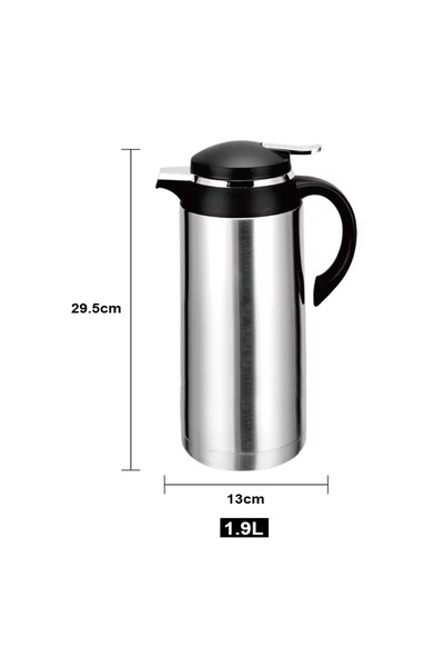 Day Days Silver Color Stainless Steel Tea and Coffee Thermos Flask with Chrom...