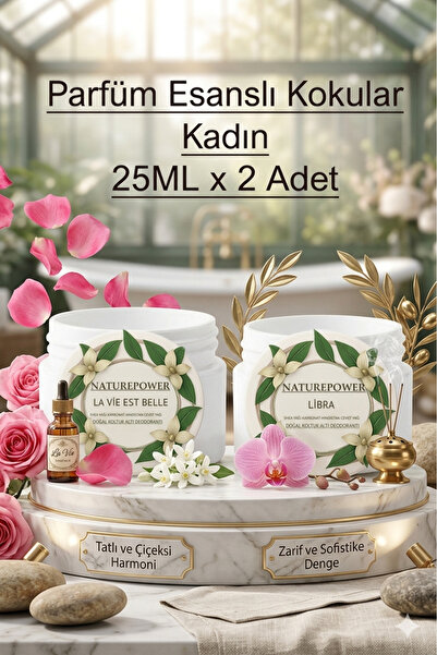 naturepower Doğal Krem Koltuk Altı Deodorantı Ter Kokusu Önleyici kadın Parfü...