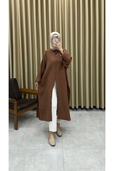 Minharir Tina Muslin Fabric Shirt Dress