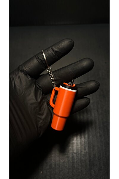 daısydecoratıon 1 Piece Thermos Keychain Bag Chain Pen Case Keychain