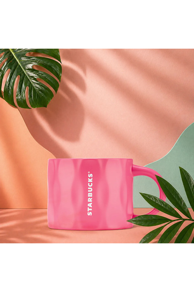 Starbucks Ahududu Rengi Porselen Mug Kupa 355ml