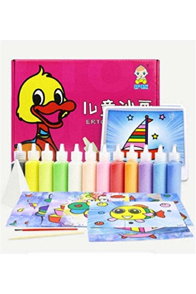 Generic طقم فن الرمل الملون بـ 12 لونًا