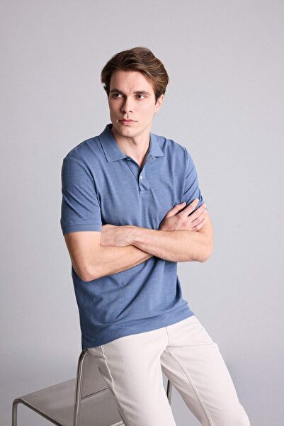 DeFacto Regular Fit Polo Collar Short Sleeve Polo T-Shirt G8120Ax26Sm