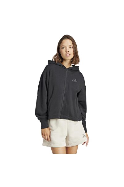 adidas Hanorac de damă All SZN French Terry, lejer, cu fermoar integral, M