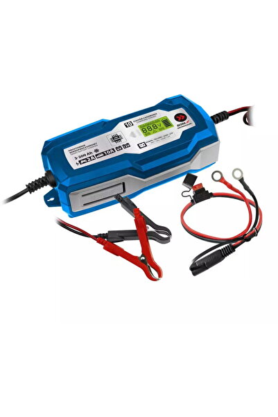 DEDRA EXIM Microprocessor rectifier 10A, 6V/12V, 3-200Ah, LCD LFP