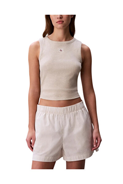 Calvin Klein Γυναικείο Σορτς Μπεζ LV047F628G-F7J