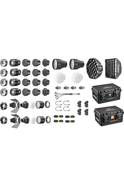 Godox KNOWLED MS60R 4K – Φορητό Full Color RGB LED 4-Light Lit