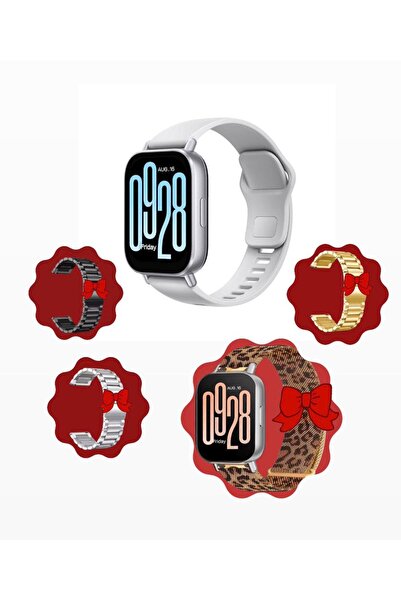 Xiaomi Redmi Watch 5 Active Gümüş+ Paslanmaz Çelik Kordon