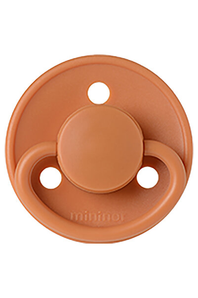Mininor - Round Pacifier Latex 6M - Roe Deer
