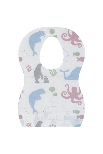 Mininor - Disposable Bib - 10pcs - White