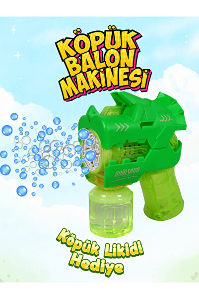bebeym Pilli Köpük Baloncuk Tabancası Turuncu - Köpük Tabancası - Köpük Balon...