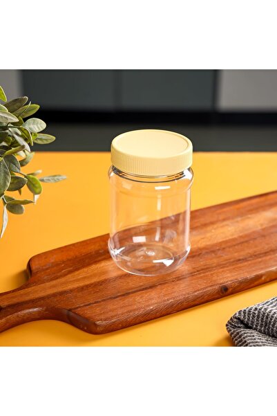 DELCASA DC3236 Round Pet Jar Combo Set 6-Pieces, 750 ml Capacity, Transparent