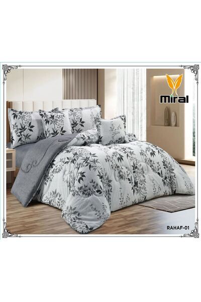 miral مفرش RAHAF صيفي منفوش نفر 4 قطع خفيف وفاخر 210*160