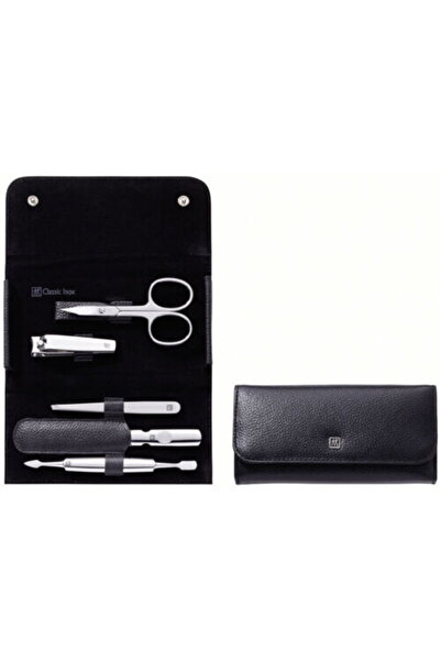 ZWILLING CLASSIC INOX Press Stud Case, black, 5 pcs.