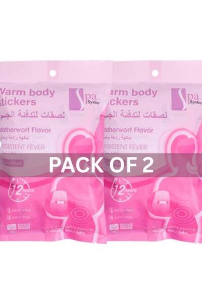 Spa System لصقات تدفئة الجسم، 20 قطعة - عبوتان