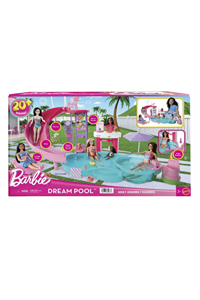 Barbie PLAYSET DREAM POOL WITH ACCESSORIES