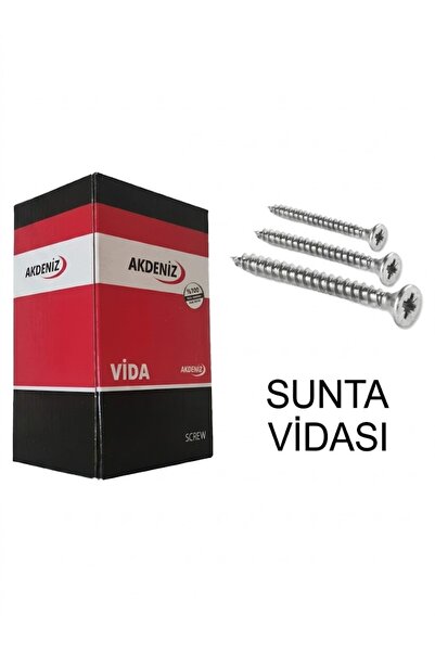 Akdeniz Sunta Vidası 3.5X25 Sunta Vidası-2,5cm VIDA-1000 Adet