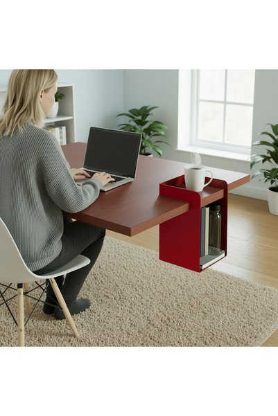UYART HOME Under Desk Organizer Shelf – Metal Office Organizer and Desk Organizer