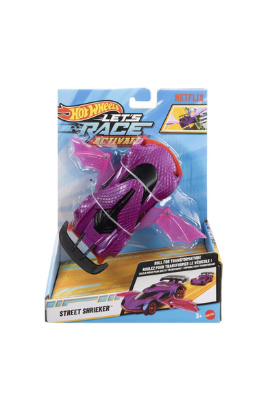 HOT WHEELS LETS RACE ACTIVATE STREET SHRIEKER SCALE 1 TO 32